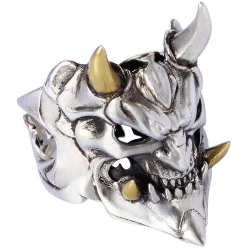 Wholesale Vintage Mask Ghost King Skull Ring