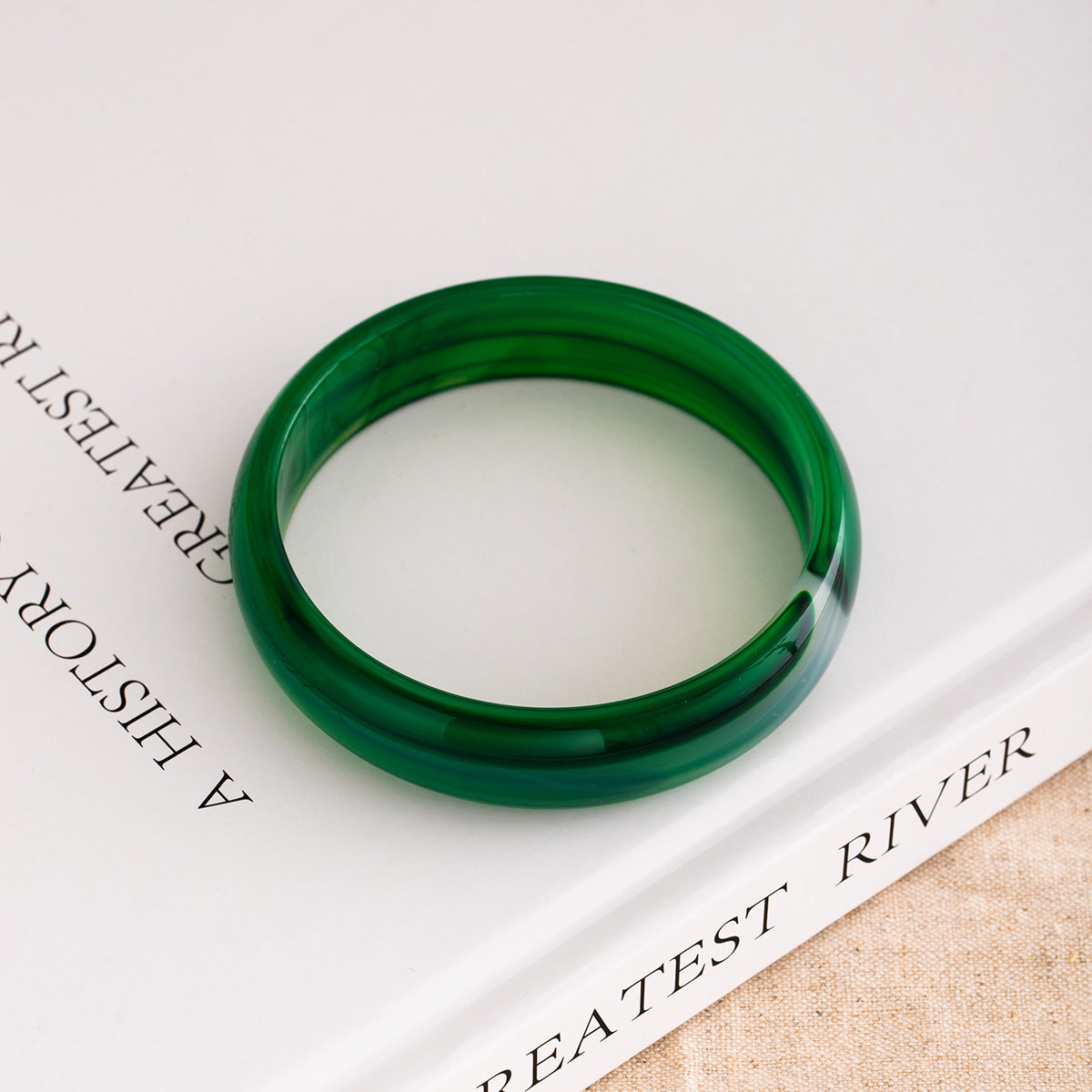 Wholesale Smudge Acrylic Round Bracelet