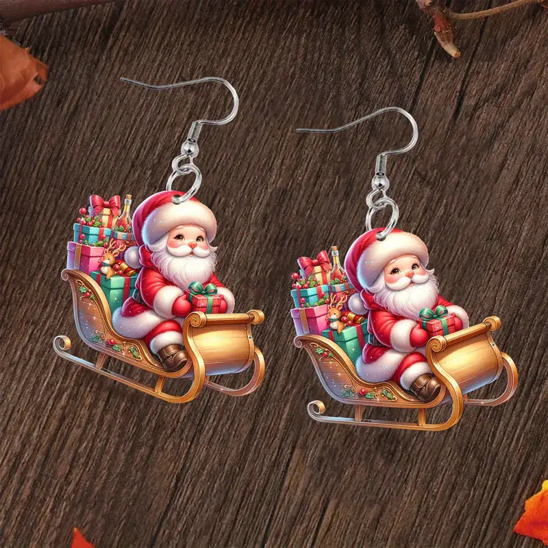 Wholesale Christmas Acrylic Earrings