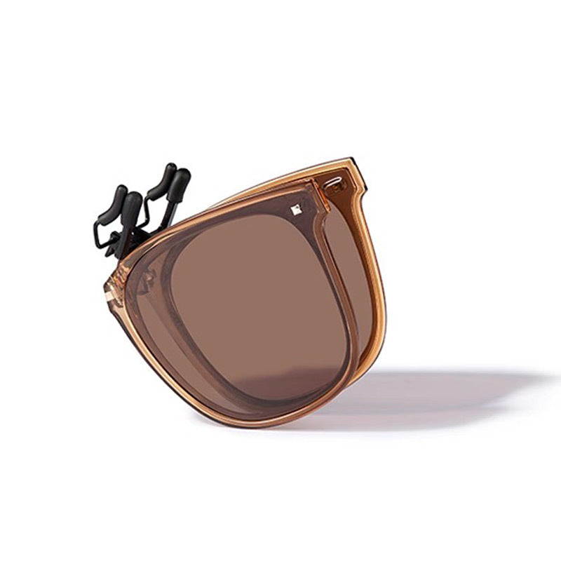 Wholesale Foldable Anti-UV Simple Fashion Lightweight Face Showing Small Sunglasses