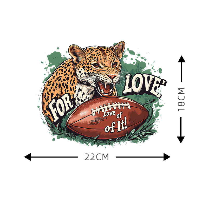 Wholesale rugby jersey UV DTF ready-to-use transfer stickers