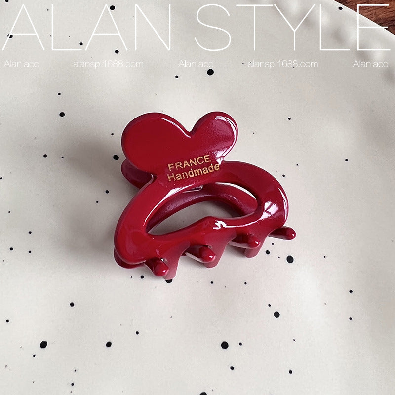 Wholesale Cute Little Rabbit Ears Butterfly Small Acetate Hair Clips