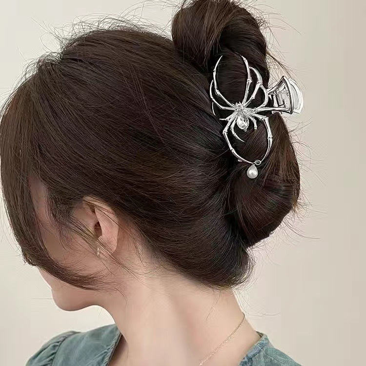 Wholesale Halloween Skull Magic Claw Clip Hair Accessories Metal Spider Large Shark Clip