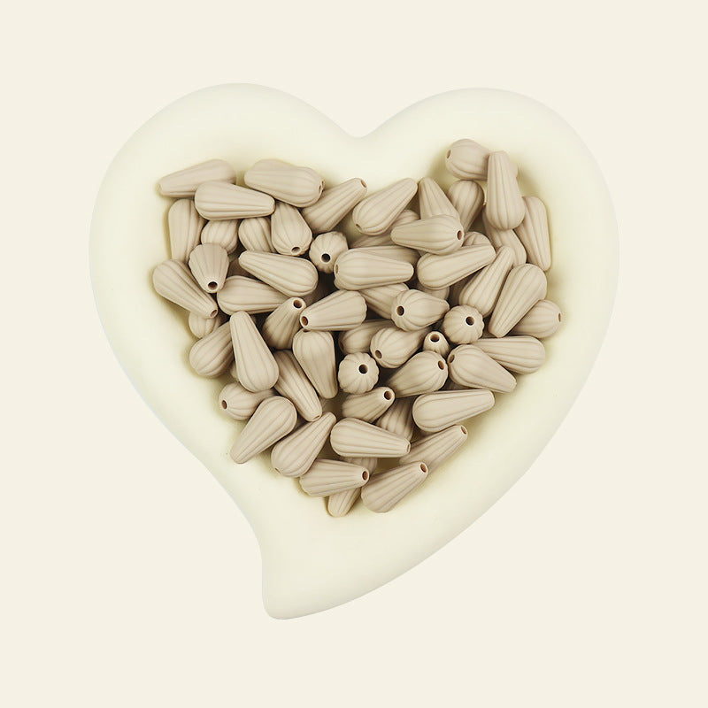 Wholesale 10PCS 22mm Monochrome DIY Accessories Silicone Beads