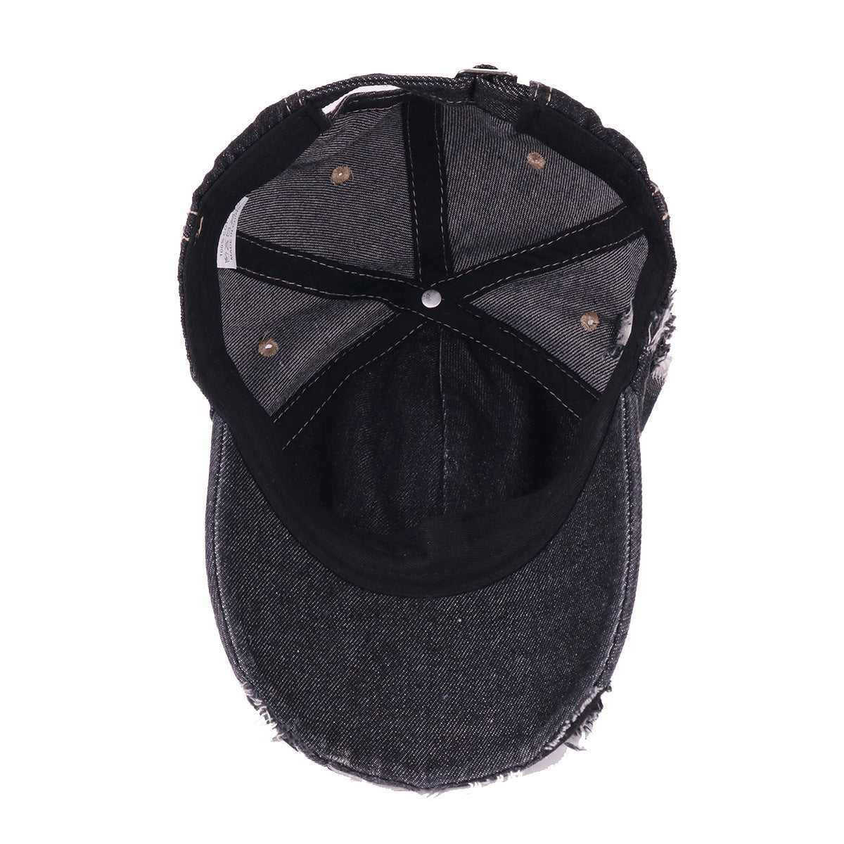 Wholesale Cotton Denim Ripped Baseball Cap