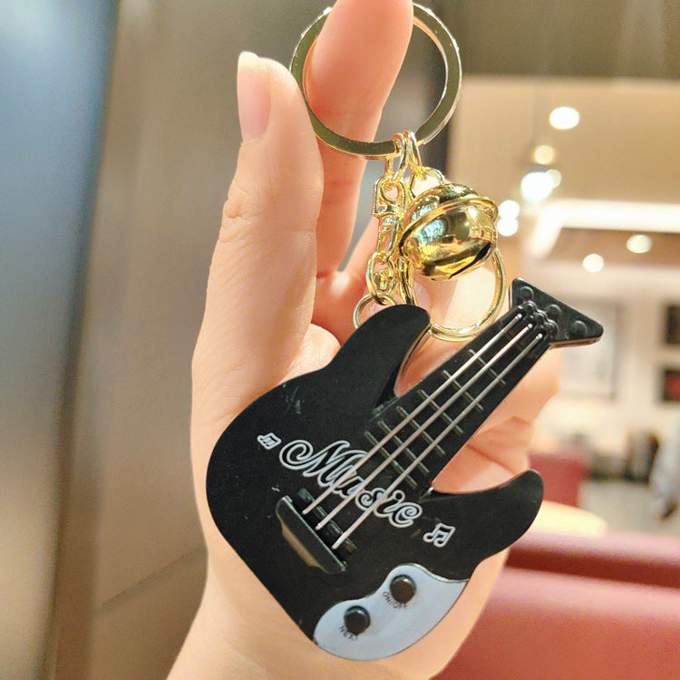 Wholesale Plastic Cartoon Animal Guitar Keychains