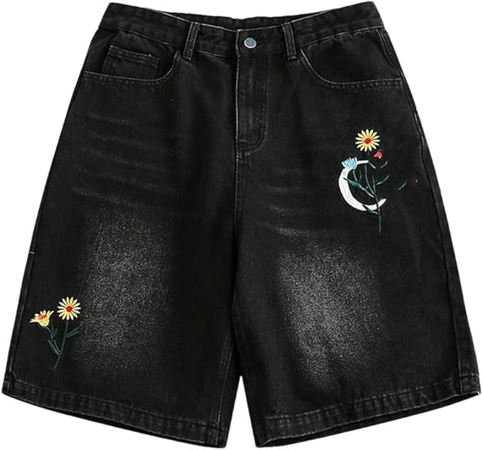 Wholesale High Waist Denim Loose Jeans Casual Wide Leg Shorts Women