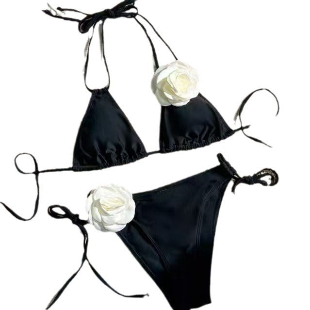 Wholesale  Ladies Split Tie Dye Swimsuit Sexy Four-Piece Bikini Swimsuit