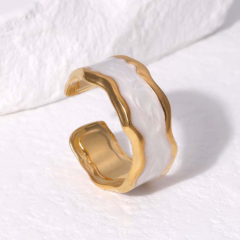 Wholesale Open-Style Stainless Steel Ring — Minimalist &  Understated Design ( Non-Fading)
