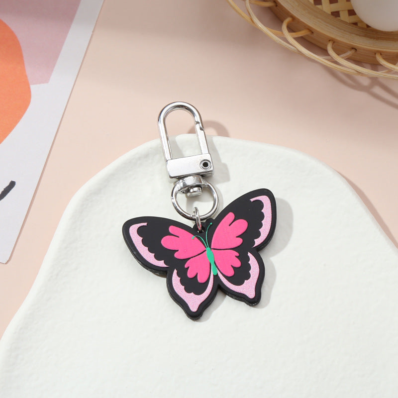 Wholesale Colorful Butterfly Rainbow Keychain