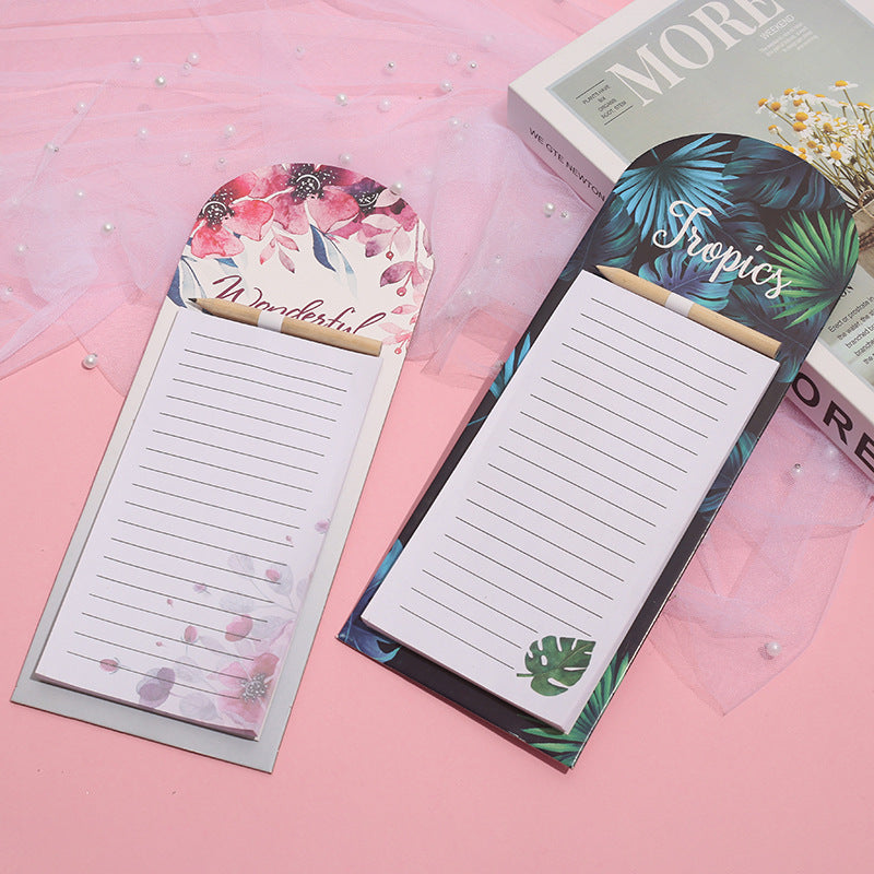 Wholesale 5pcs/pack New Colorfulful Creative Student Note Pad,  Small Fresh Portable Notepad