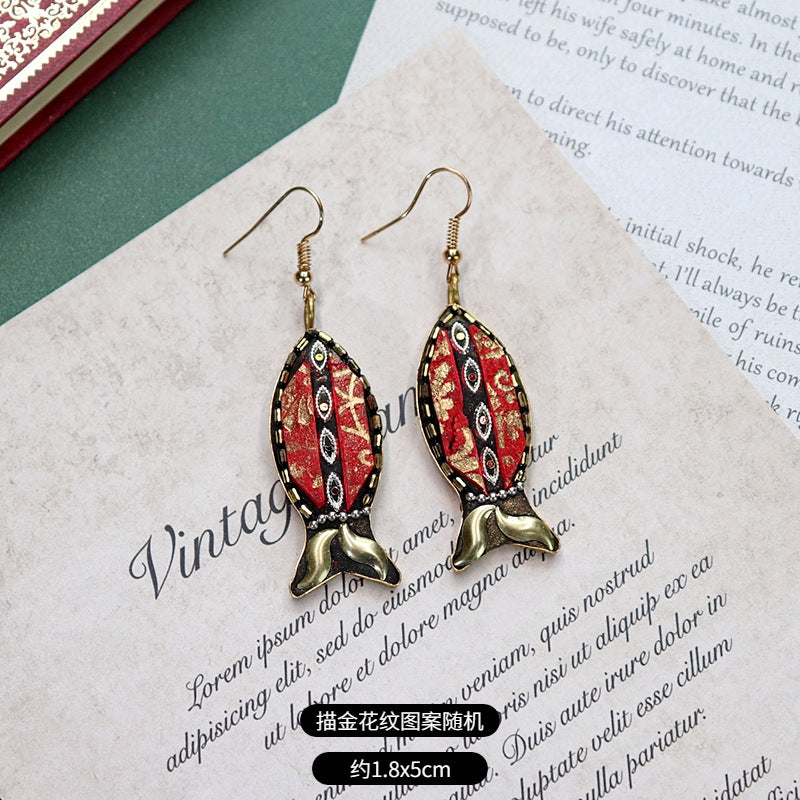 Wholesale Exotic Retro Alloy Earrings