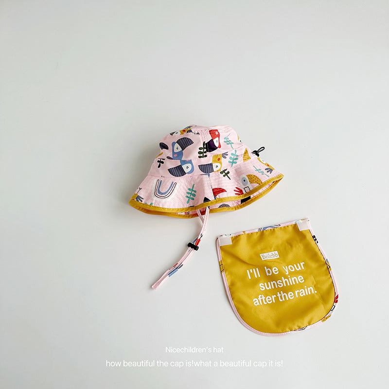 Wholesale Cotton Quick Dry Kids Printed Bucket Hat