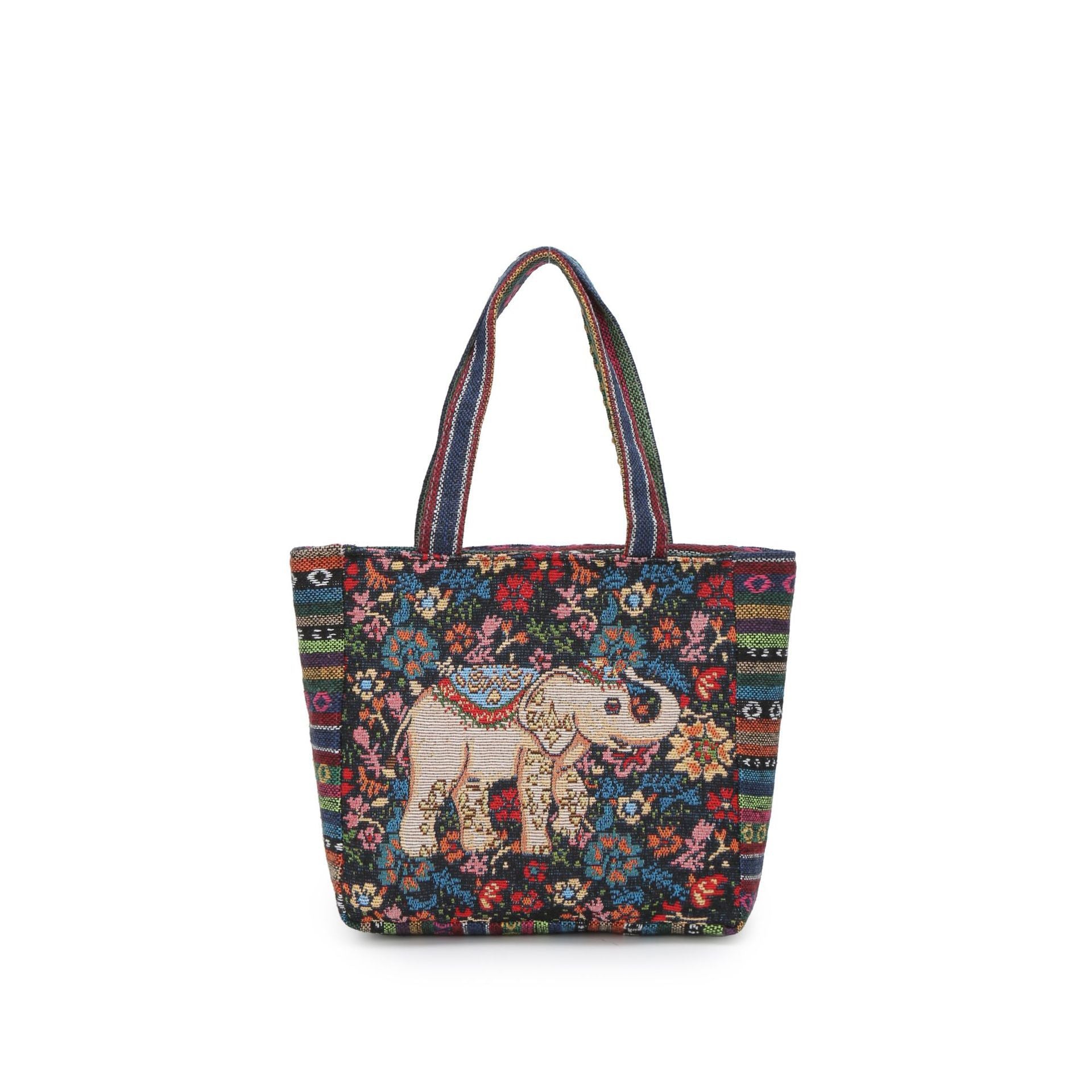 Wholesale Double-sided embroidery embroidery ethnic style literary retro large-capacity handbag shoulder bag handbag for women