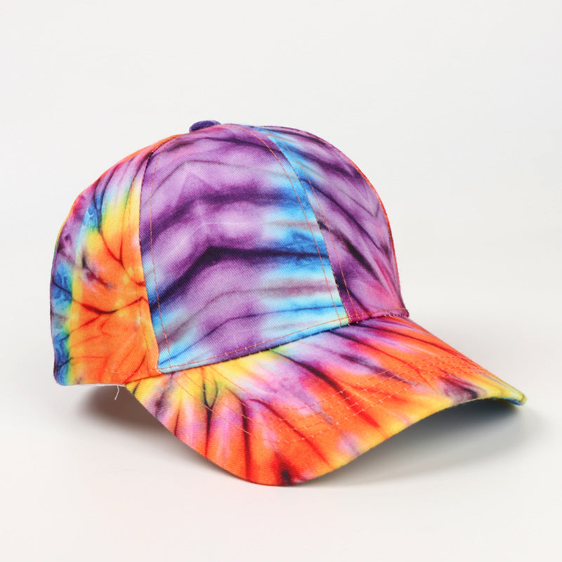 Wholesale Cotton New Tie-dye Personality 3D Printing Pattern Baseball Cap