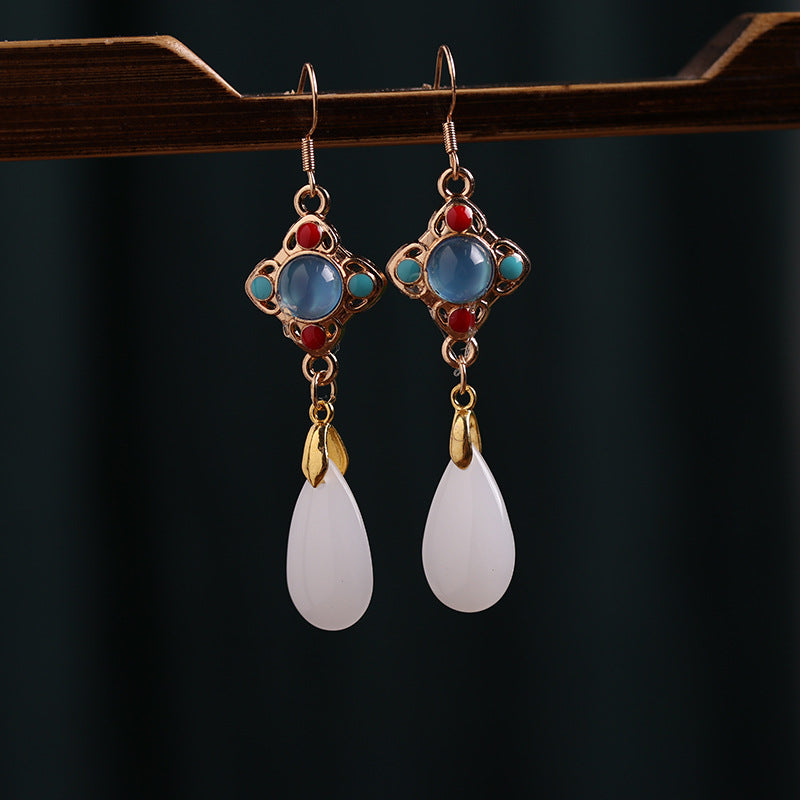 Wholesale Vintage court style ethnic antique earrings