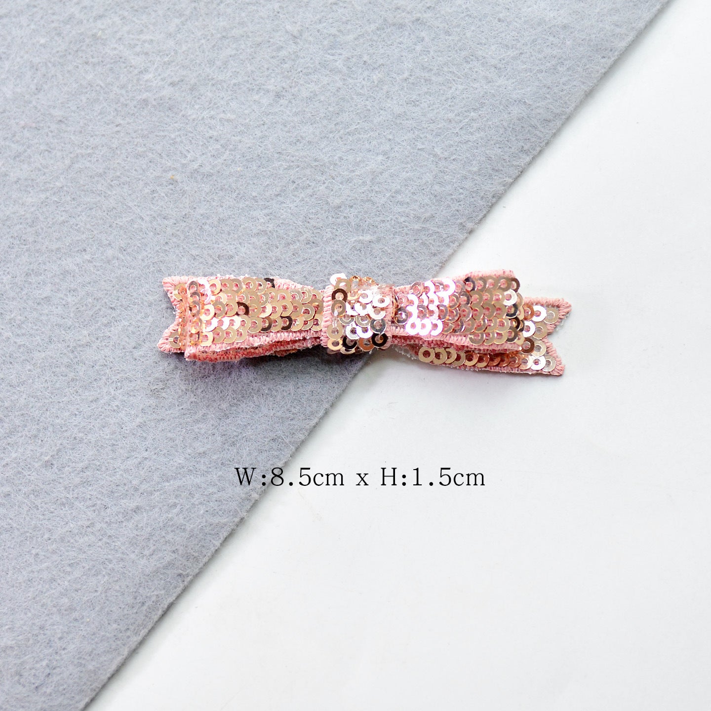 Wholesale Love Letter Bow Embroidered Felt Patch With Pink Sequin Trendy Decorative Accent For Clothing Repair Gift Or Boutique Resale