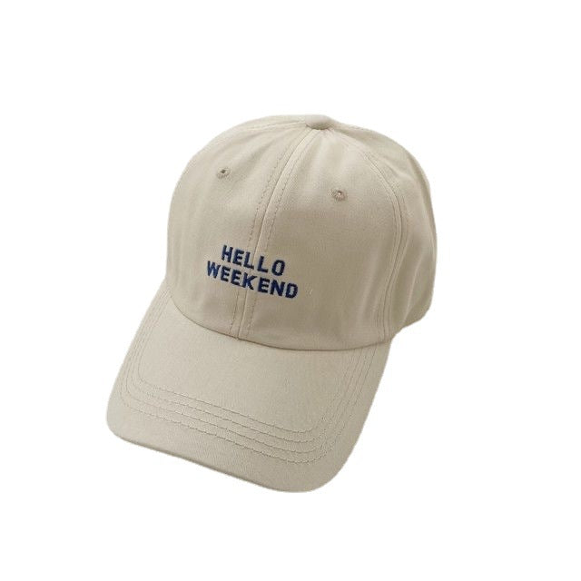 Wholesale Letter Embroidery Curved Brim Baseball Hat