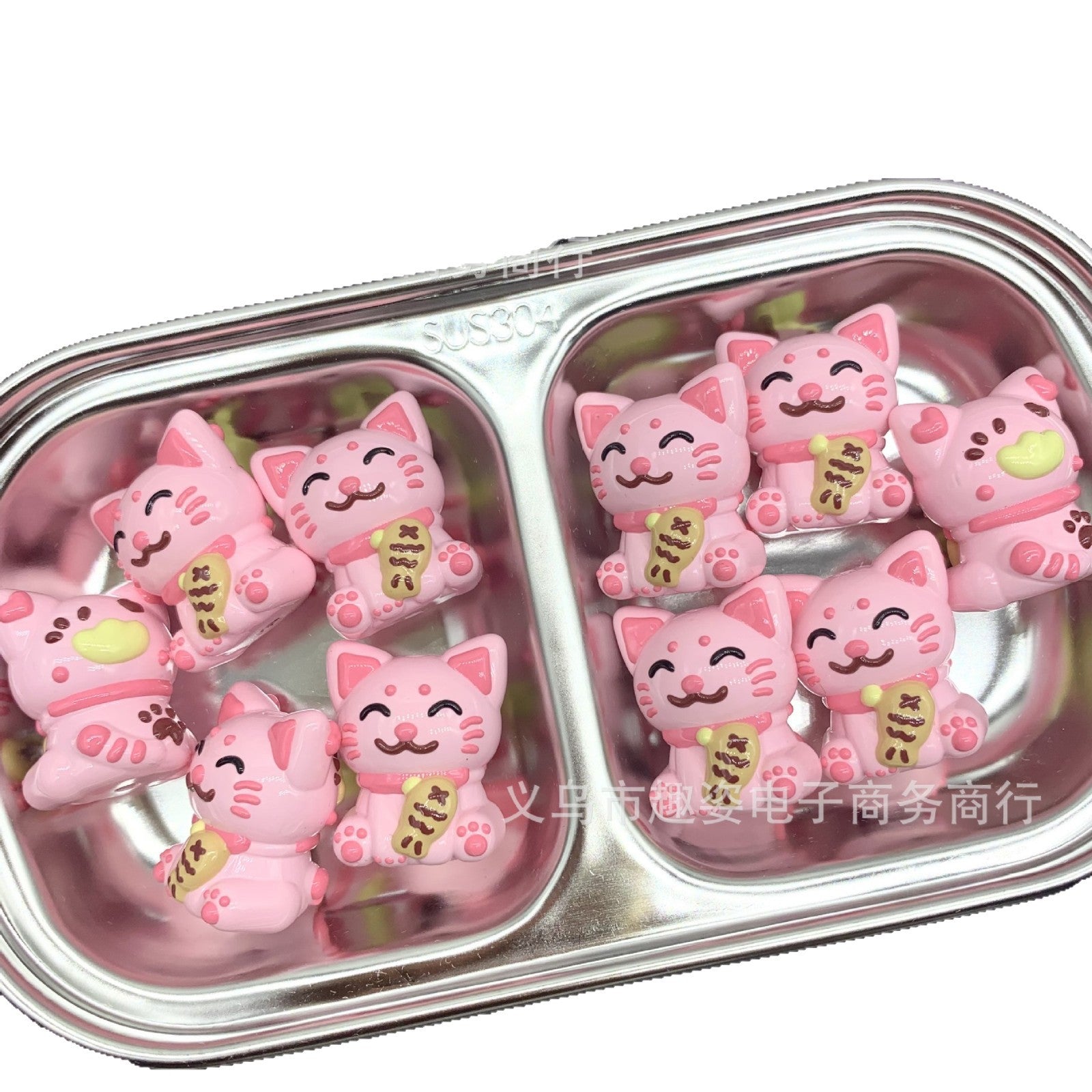 Wholesale 10pcs Cute Cat Heavy Oil Bead Bead Acrylic Beads