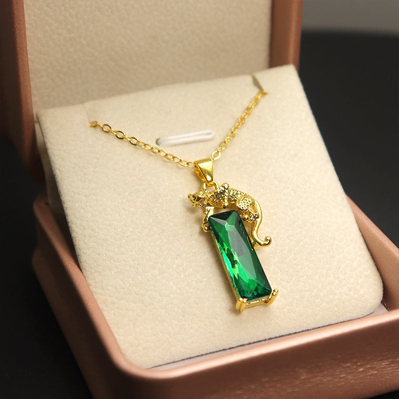 Wholesale Rectangular Necklace Earrings Jewelry Set