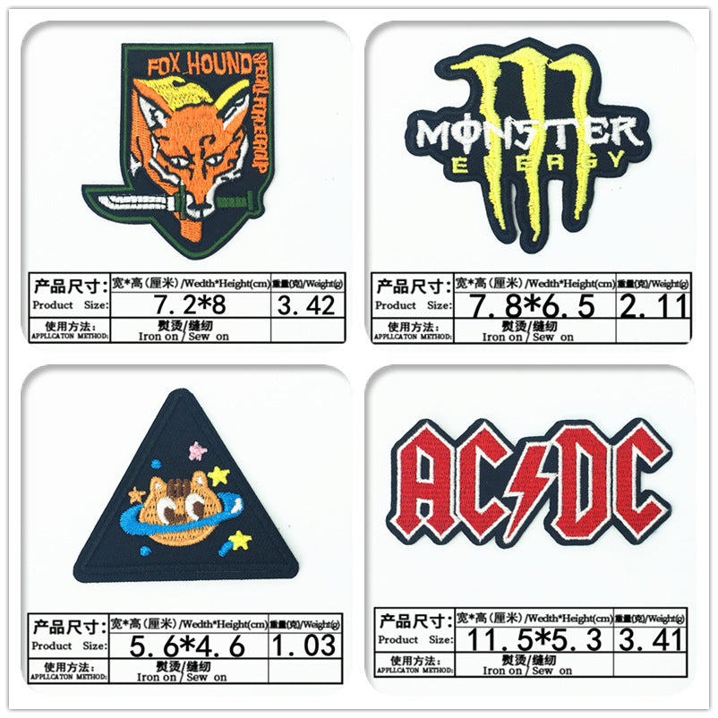 Wholesale Embroidered Cloth Patches Astronaut Diver Badges Set Of 12 For Clothing DIY Craft Supply