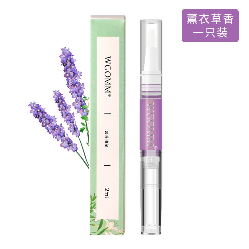 Wholesale Nail art nail edge nutrition oil pen nail edge oil pen anti-barb exfoliation nail oil transparent nail nutrition pen
