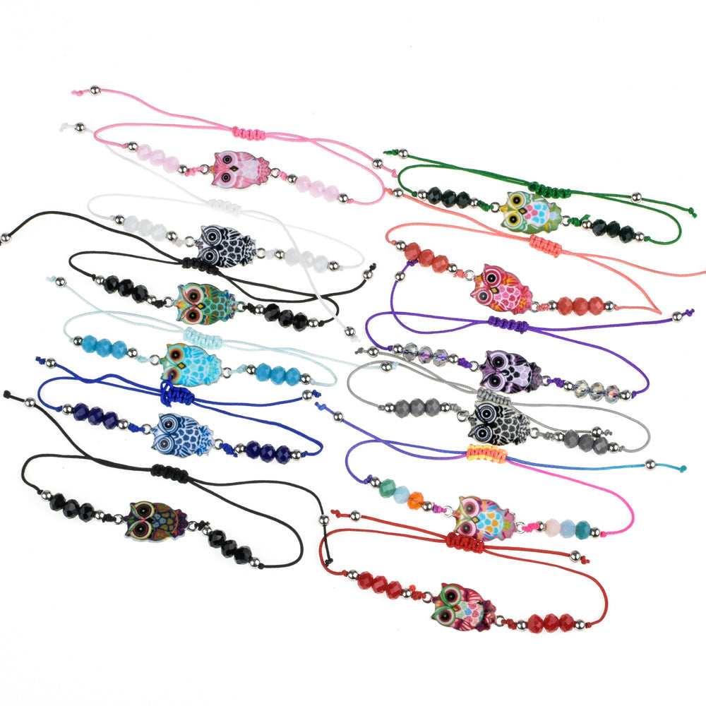 Wholesale Alloy Colored Crystal Bracelets