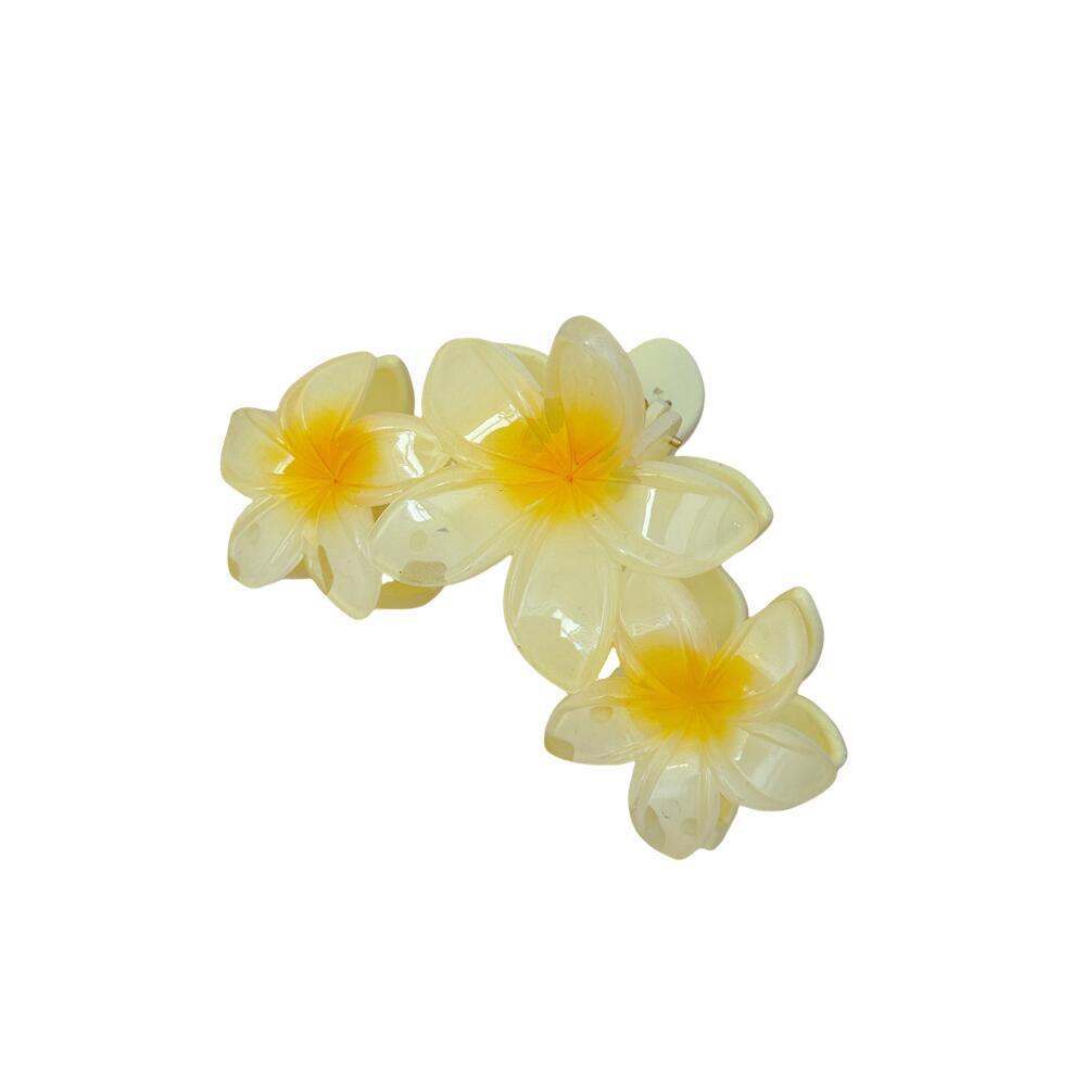 Wholesale large candy color flower hair clip three egg flower clip shark clip hair accessories