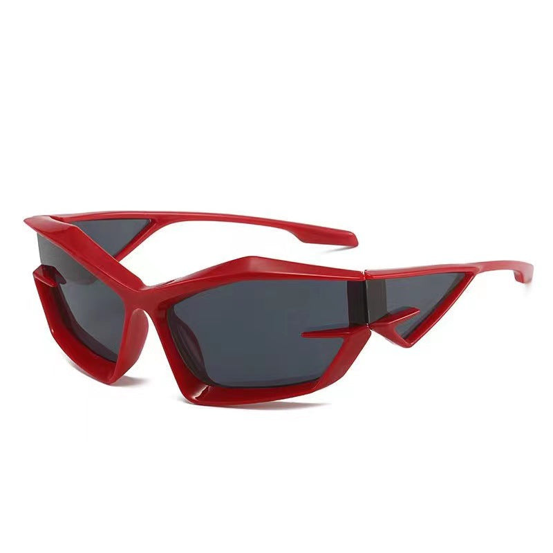 Wholesale Futuristic Technology Sunglasses Y2K Catwalk Sunglasses