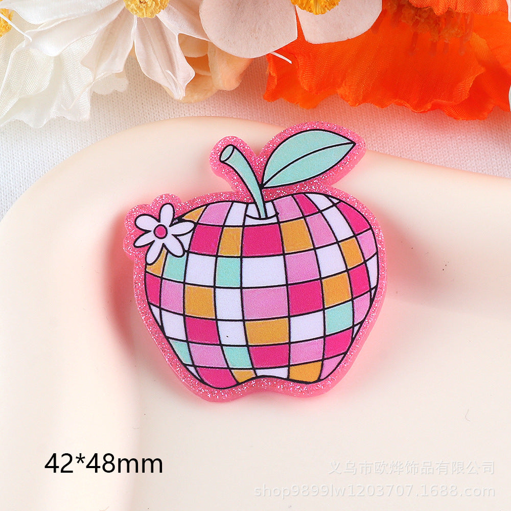 Wholesale 10pcs Cartoon letter pencil cute accessories acrylic