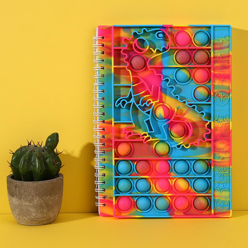 Wholesale Dinosaur Silicone Pressure Reducing Press Bubble Notes