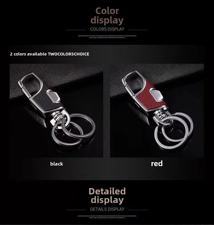 Wholesale Metal car keychain opens with one click
