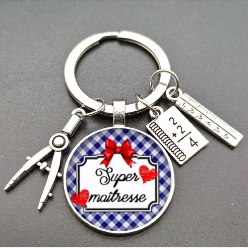 Wholesale Time Gem Pendant Keychain Graduation Season Gift