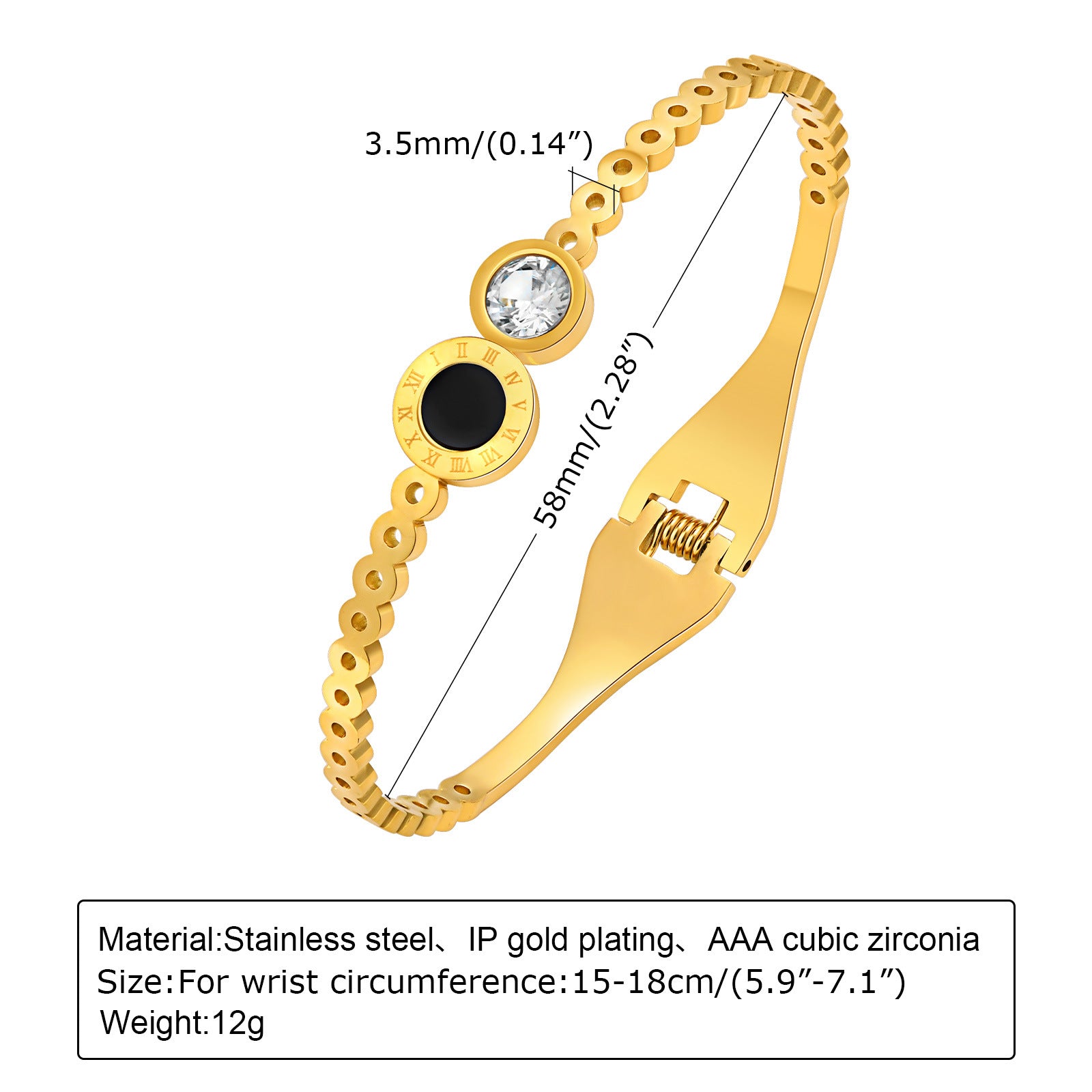 Pulseras de acero inoxidable al por mayor de diablo ojo