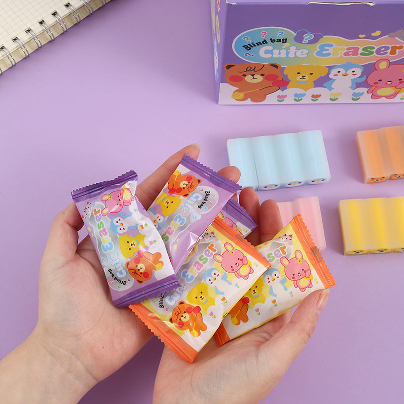 Wholesale PVC Animal Blind Bag Sandwich Eraser