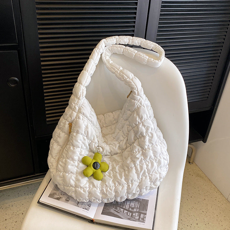 Wholesale Nylon Pleated Cloud Women's Large Capacity Single Shoulder Crossbody Bag