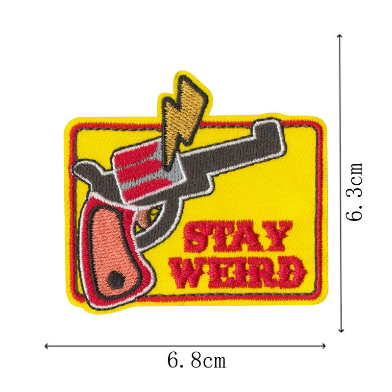 Wholesale Western Cowboy Embroidered Tactical Patch DIY Decorative Accessory For Backpacks Hats Towels