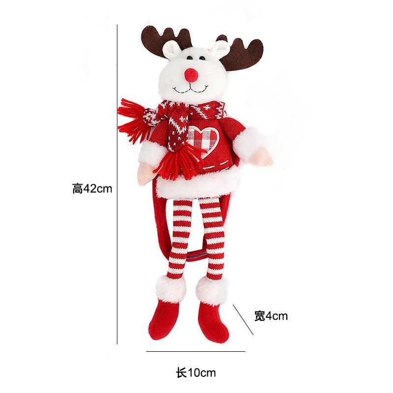 Wholesale Christmas Creative Curtain Buckle Cartoon Doll Decoration