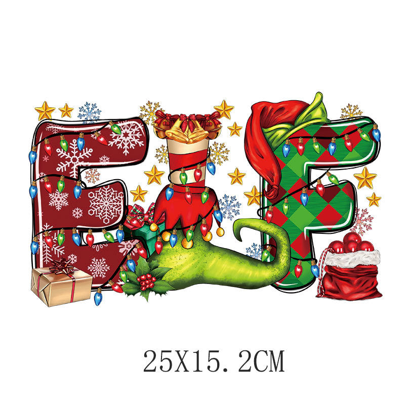 Wholesale Merry Christmas UV DTF Ready to Press Transfers Wraps