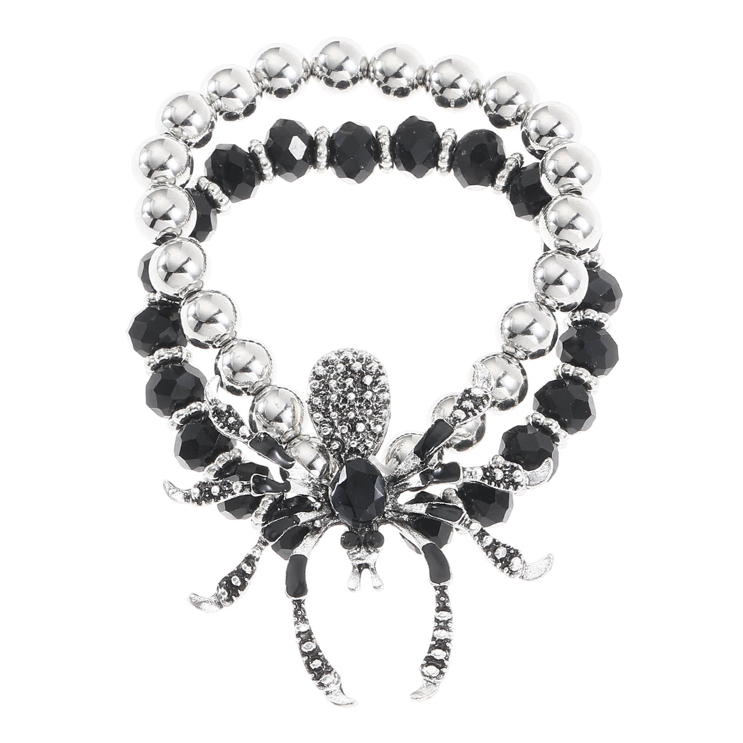 Wholesale Gothic  Jewelry Set Dark Punk  Necklace Bracelet Ring Handmade Zinc Alloy Men Women Trendy Fashion Accessory