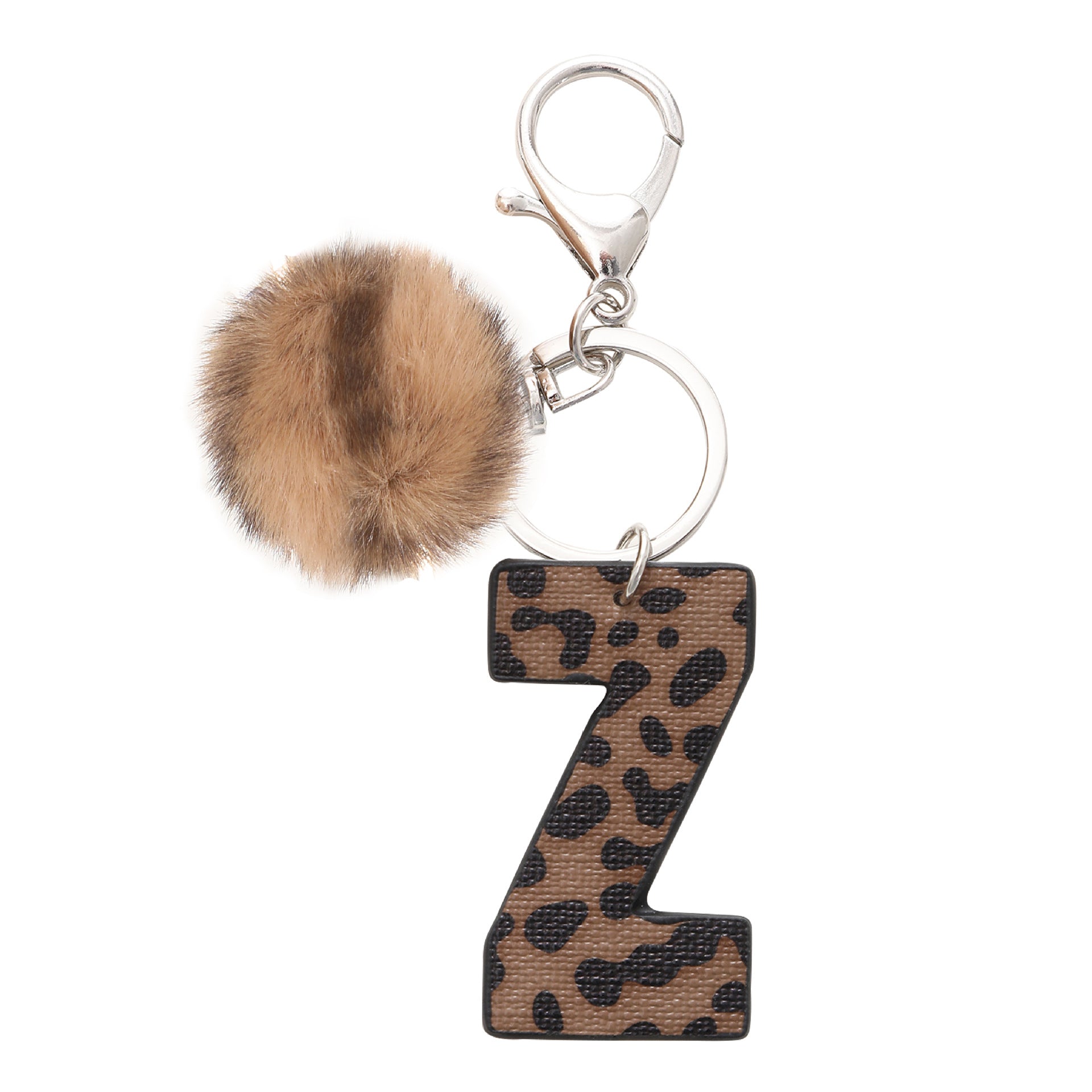 Wholesale Western Cowboy Leopard Leather Keychains