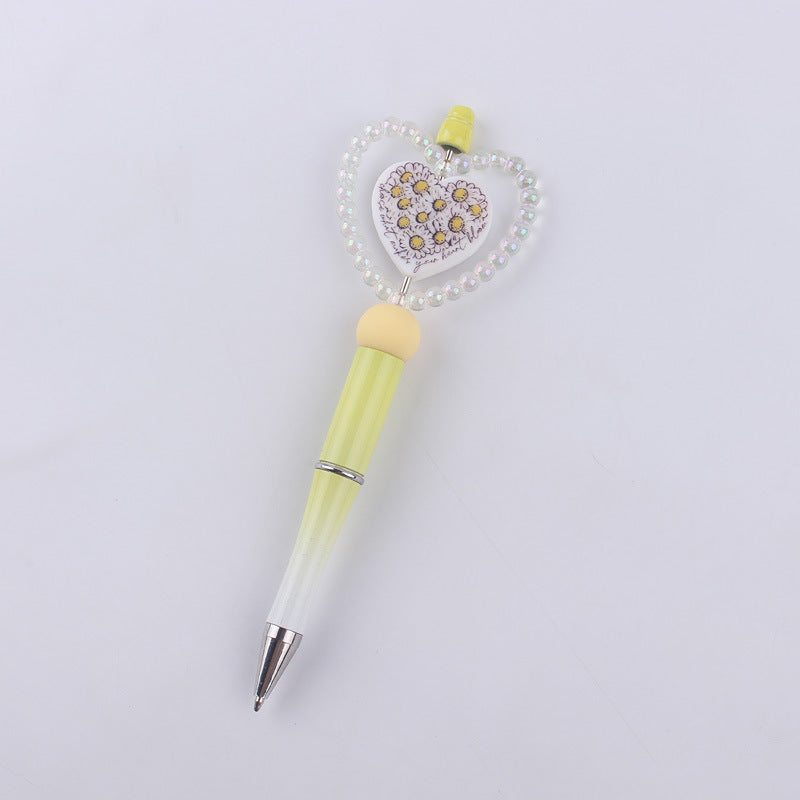 Wholesale DIY Cartoon Love Silicone Color Plastic Ballpoint Pen