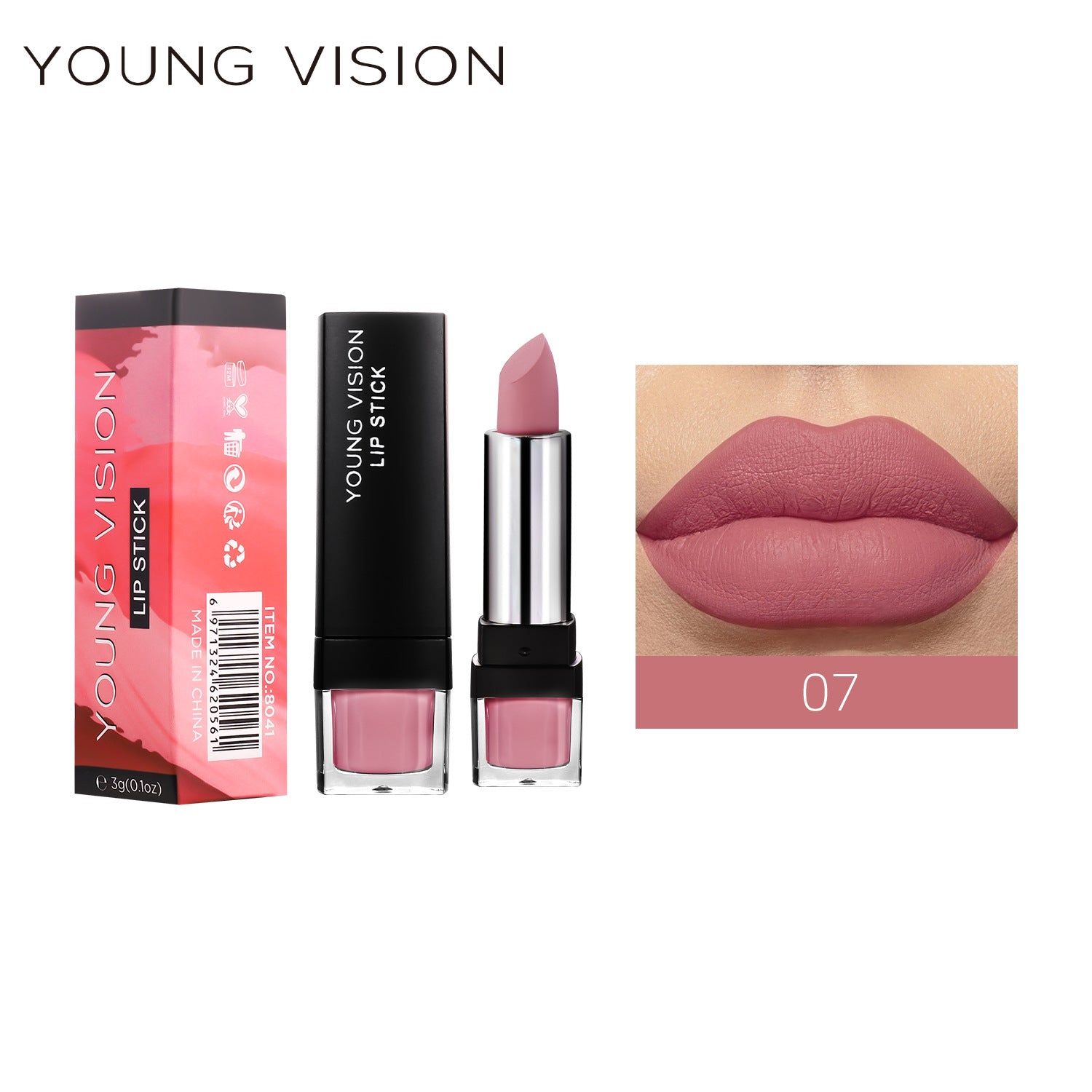Wholesale Wholesale matte but not dry 12 colors velvet non-stick cup lipstick lipstick
