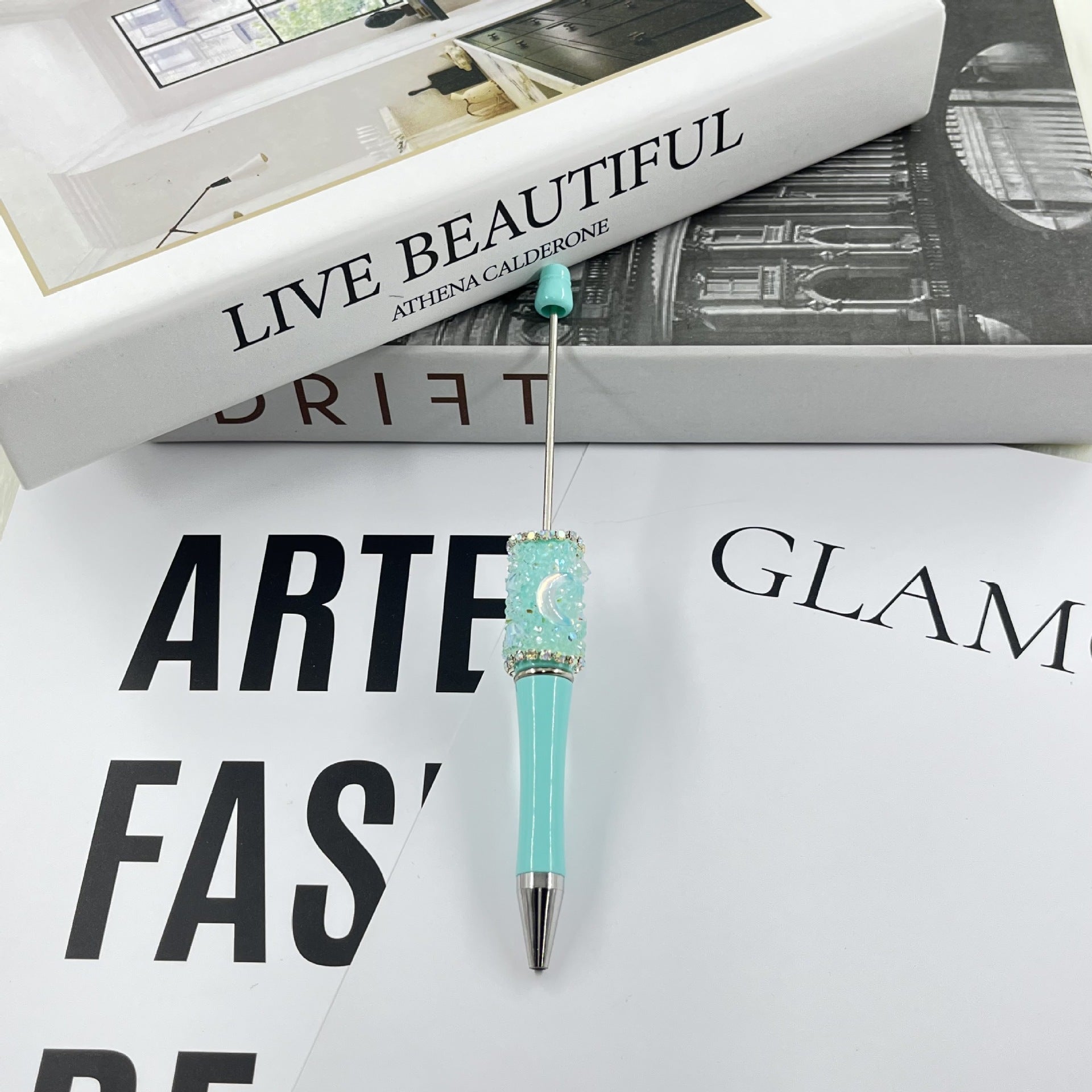 Wholesale 5pcs Sugar Star and Moon Fancy Beadable Pens