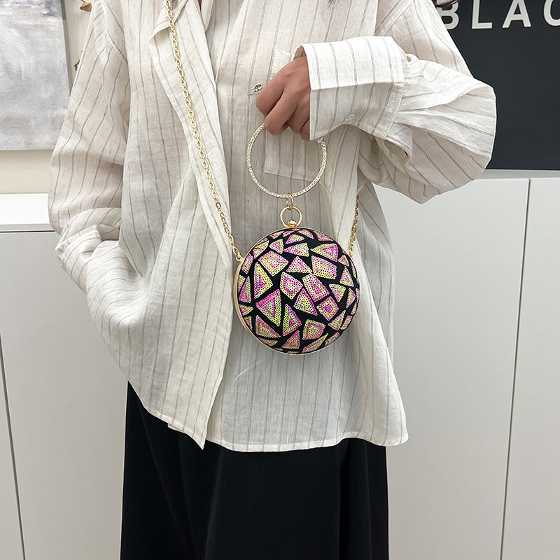 Wholesale sequin chain shoulder bag