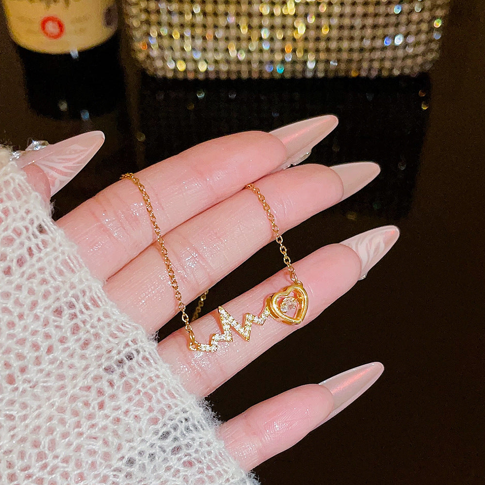 Wholesale Titanium Steel Necklace Women's All-match Sweet Chain Accessories