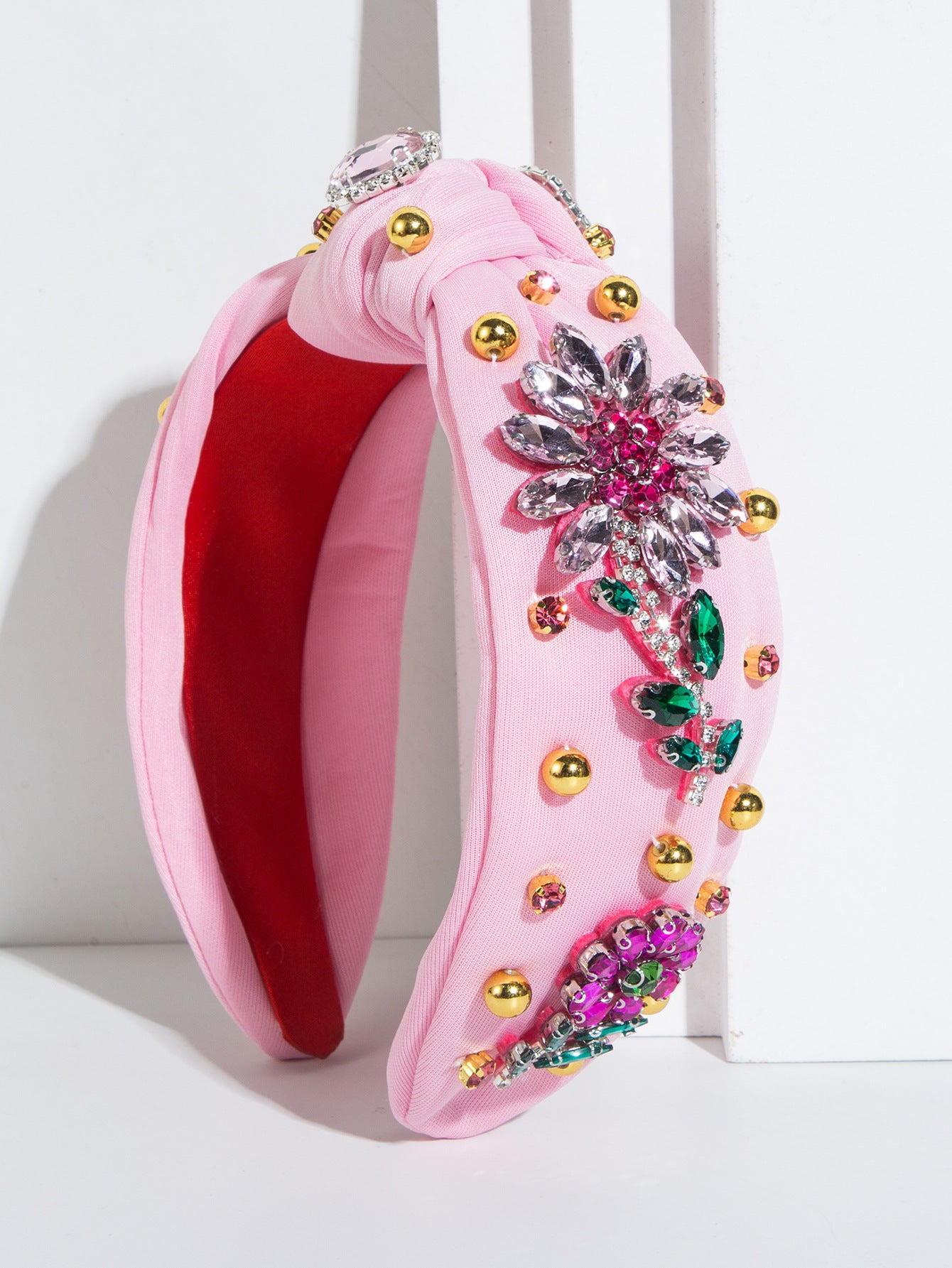 Wholesale High Quality Rhinestone Hand-sewn Football Pearl Headband