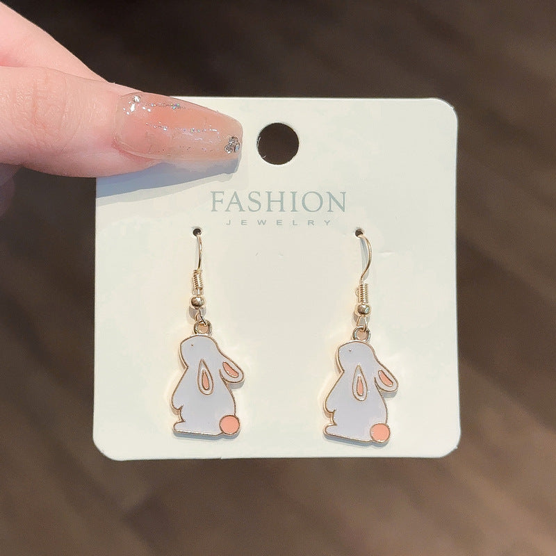 Wholesale Easter cartoon cute rabbit  earrings