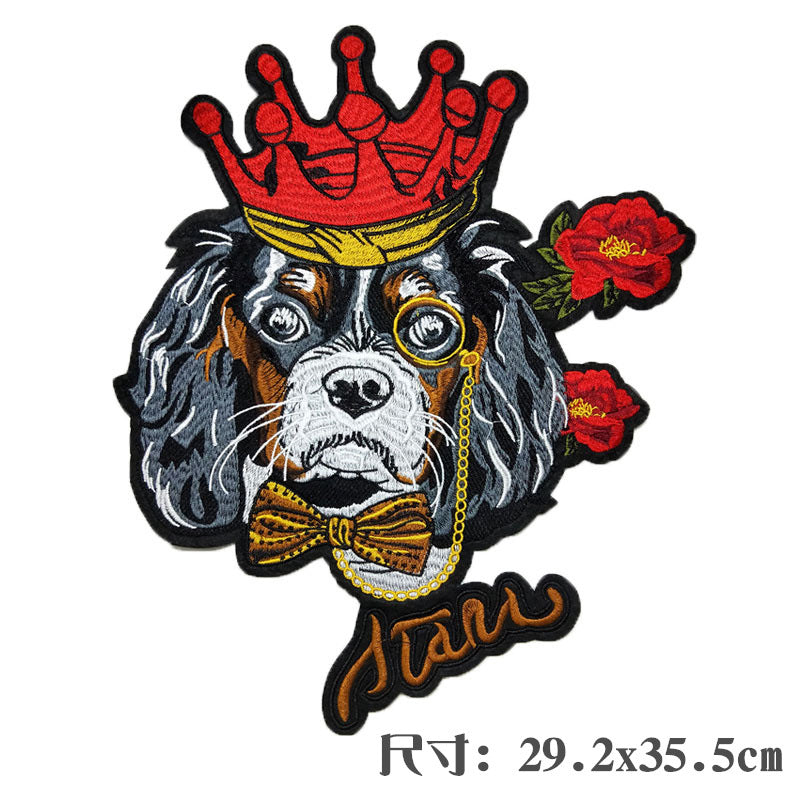Wholesale Large punk style clothing embroidery DIY Patches