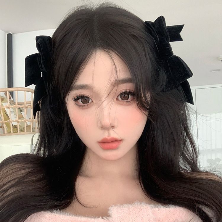 Wholesale sweet girl bow Princess head side clip bangs clip broken hairpin headdress